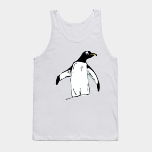 Curious penguin Tank Top